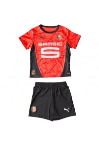 Stade Rennais Babytruitje Thuis tenue Kind 2024-25 Korte Mouw (+ Korte broeken)